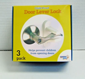 Wappa Baby - 3 pack Child Proof Door Lever Lock - Picture 1 of 8
