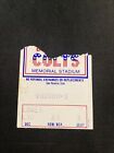 Baltimore Colts Memorial Stadium Unknown Date Football Ticket Stub
