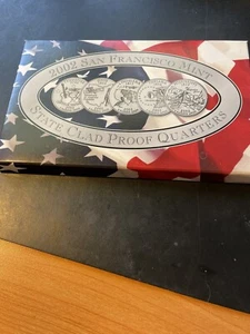 2003 Edition 50 State clad proof Quarter Collection With COA - Picture 1 of 3