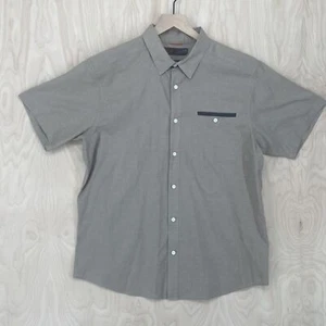 Mountain Hard Wear Mens SS Button Up Khaki Tan Hiking Shirt Large - Picture 1 of 12