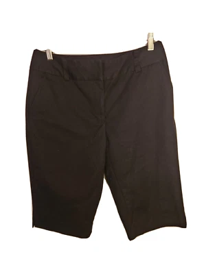 Bermuda Apt 9 feminina tamanho 6 Maxwell preta 7-16 - Imagem 1 de 4