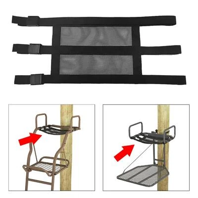 Universal Fitting Tree Stand Seat Replacement Adjustable Tool Lightweight Mesh - Image 1 of 4