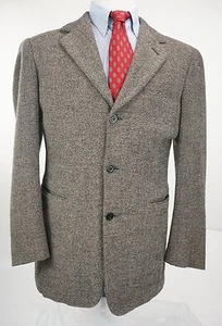 Donna Karan New York Angora Gray Mens Casual Sport Coat Size 40 R Made in Italy - Picture 1 of 7