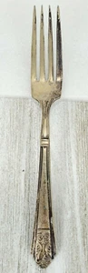 VTG International Silver ROYAL SAXONY Silver Plate Dinner Fork 1935 Replacement - Picture 1 of 8