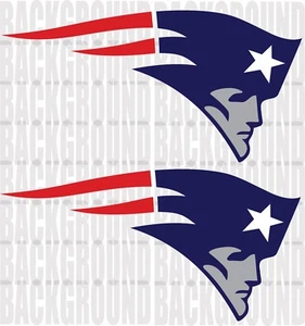 2 New England Patriots Cornhole Aufkleber GROSS 17x8,5" Sitzsack werfen Sticker Baggo - Bild 1 von 2