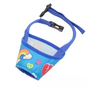 Bozal para Perros, Entrenamiento Lados Suaves Acicalamiento, Azul, Anti Mordeduras Sin Masticar, Pequeño XS S M - Imagen 1 de 3