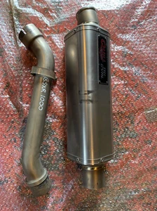 Suzuki GSXR1000 K7/K8 Quill Tri Oval Exhaust + Link Pipe - Picture 1 of 10