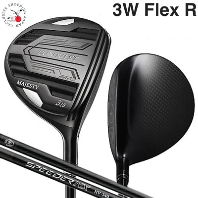Majesty Conquest 2022 Fairway Wood Club W3 Speeder NX HV340 Shaft Flex R New Men - Image 1 of 4