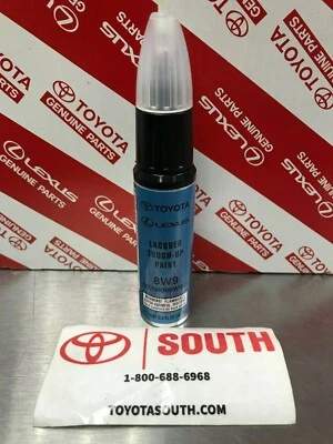 Genuine Toyota Lexus OEM Touch Up Paint Blue Flame 00258-008W9-21 8W9 Foto 1 de 2