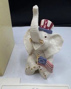 LENOX NEW IN BOX- AMERICA'S ELEPHANT FIGURINE - Picture 1 of 4