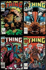 The Thing lot #'s 4, 7, 8, 9 (1983, 1984) Fantastic Four Marvel Comics
