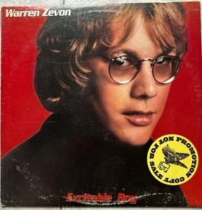 Warren Zevon - Excitable Boy - 1978 - Vinyl LP WHITE LABEL PROMO - Imagen 1 de 6