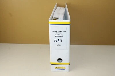 New Holland Compact Tractor Boomer 40 50 Service Manual Binder 84373327 COMPLETE - Image 1 of 4