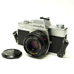Cuerpo de cámara Minolta SRT 200 35 mm película SLR leer como está para piezas - Imagen 1 de 14