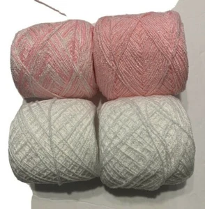 Estambre Brisa Colors 01/03 & 841 Acrylic/Rayon. 450 yards per ball.1 lot of 4. - Picture 1 of 4