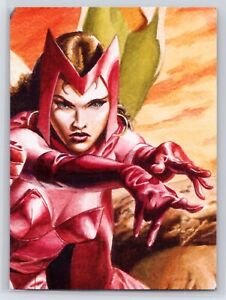 SCARLET WITCH 2008 Marvel Heroes Panini Preziosi Collection Sticker #27