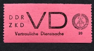 DDR DIENST D Michel Nr. 2 postfrisch "Fehlende Granne" gepr. Weigelt BPP 4.000 € - Bild 1 von 2