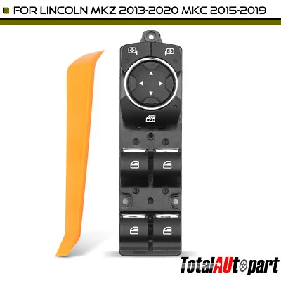 New Power Window Switch for Lincoln MKZ 2013-2020 MKC 2015-2019 Front Left Side - Image 1 of 4