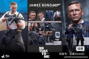 Hot Toys 1/6 MMS804 No Time To Die James Bond Commando Outfit Figure - Picture 1 of 3