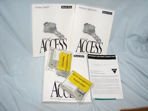 Vintage Microsoft Access v1.0 DBMS Software for Windows - New Sealed Box - Picture 1 of 3