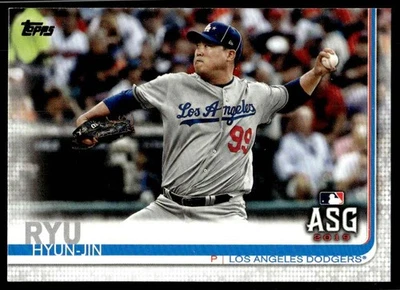2019 Topps Update Hyun-Jin Ryu Los Angeles Dodgers #US297 - Image 1 of 2