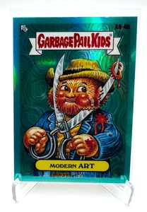 Modern ART AN-4b Teal Aqua 113/199 Garbage Pail Kids Chrome Series 7 GPK - Picture 1 of 8