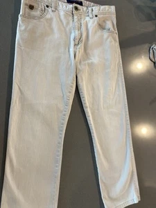 Alberto Men Jeans 34 X 34. Straight Leg, Light Color, Quality, Preppy, Casual - Picture 1 of 8