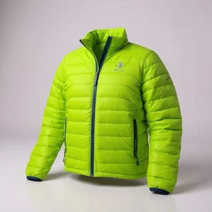 RLX Neon Green Men’s Down Puffer Coat Medium Ralph Lauren Skijacke - Bild 1 von 7