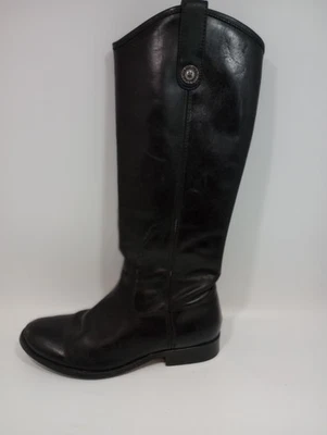 Bota de montar alta de cuero negra hasta la rodilla Frye Molly para mujer talla 5,5B - 3476111 Foto 1 de 4