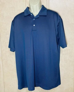 Polo de rendimiento Cypress Club XL azul para hombre - Imagen 1 de 7
