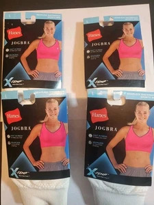 4 Hanes Jogbra Sport BH Seamless Large Xtemp weiß - Bild 1 von 2