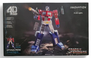 4D Build Transformers Optimus Prime 3D Model Kit with LED Lights - SEALED NEW - Picture 1 of 1