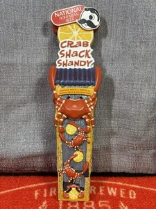 NATIONAL BOHEMIAN Natty Boh Crab Shack Shandy Craft Beer Tap Handle Baltimore MD - Picture 1 of 3