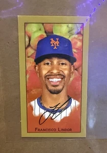 2025 Topps T205 Francisco Lindor, New York Mets - City Connection SSP - Bild 1 von 2