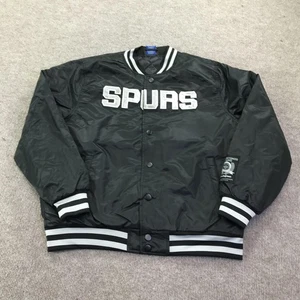 San Antonio Spurs Jacke Herren Medium schwarz NBA Basketball Bomber Varsity Warm Up - Bild 1 von 16