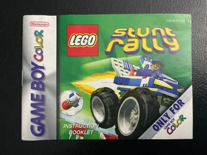LEGO Stunt Rally Game Boy Color Nintendo Instruction Manual Only - Picture 1 of 2