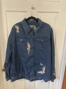 Denim donna Bradford Exchange con bottoni taglia 3x C327 - Foto 1 di 3