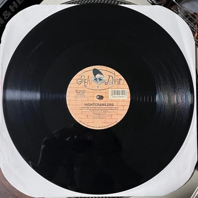 NIGHTCRAWLERS Push The Feeling On 12” OG Single House Dance Great Jones 1992 - Image 1 of 4