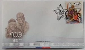 Chile 2024 FDC 100 Años Seguridad Social MNH - Picture 1 of 2