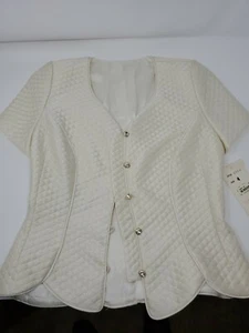 Top donna vintage con bottoni Ever Beauty Inc taglia 4 - Foto 1 di 3