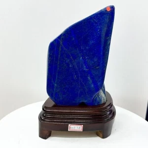 4.81LB Large Natural Lapis lazuli Freeform Crystal Mineral Specimen + Stand - Picture 1 of 7