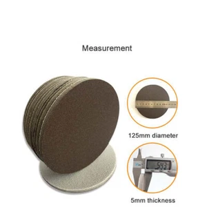 5 Inch（125mm）Hook & Loop Sponge Sandpaper Red Sanding Discs 300 Grit - 2000 Grit - Picture 1 of 4