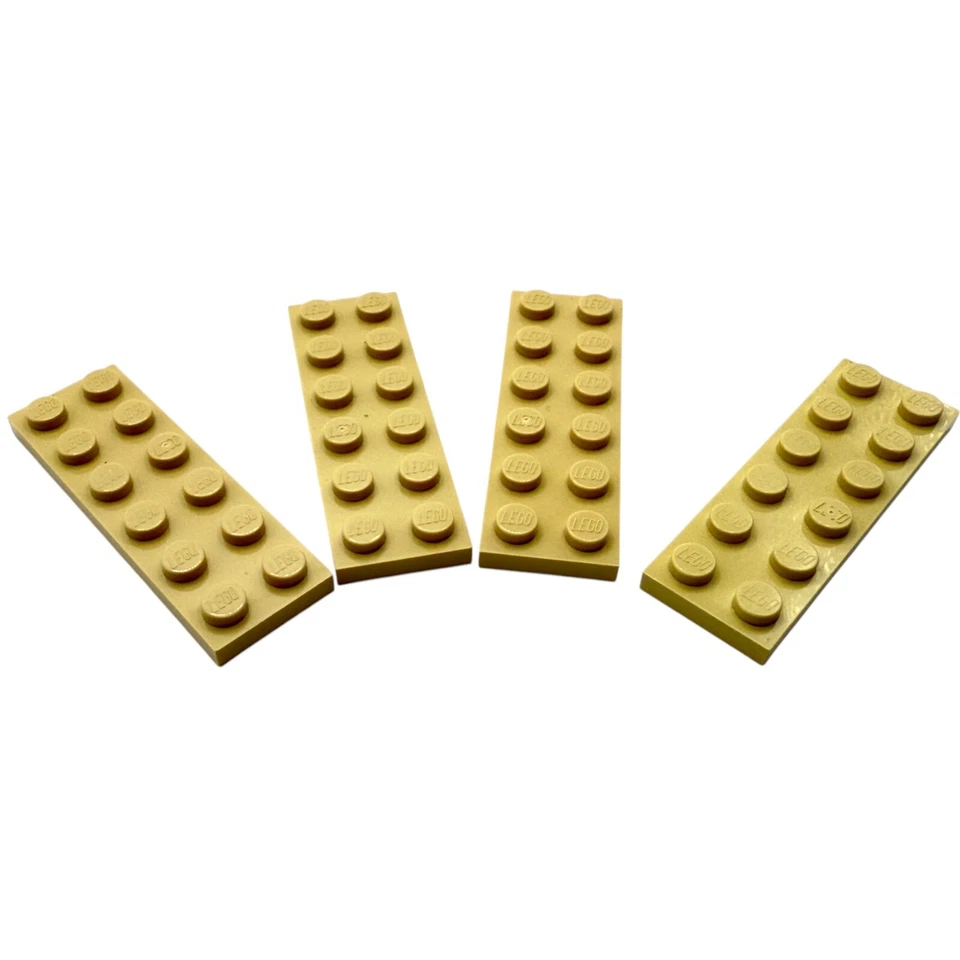 4x LEGO® Platte 2x6 Brick Yellow 4113993  3795  Bauplatte hellbeige beige Plate - Bild 1 von 4