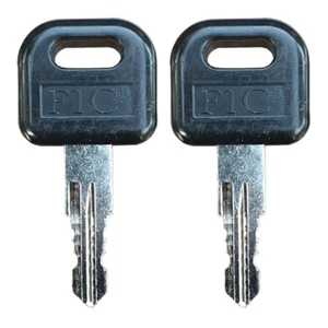 1 par (2 llaves) llaves de remolque para autocaravana FIC negras precortadas CW401-CW434 - Imagen 1 de 3
