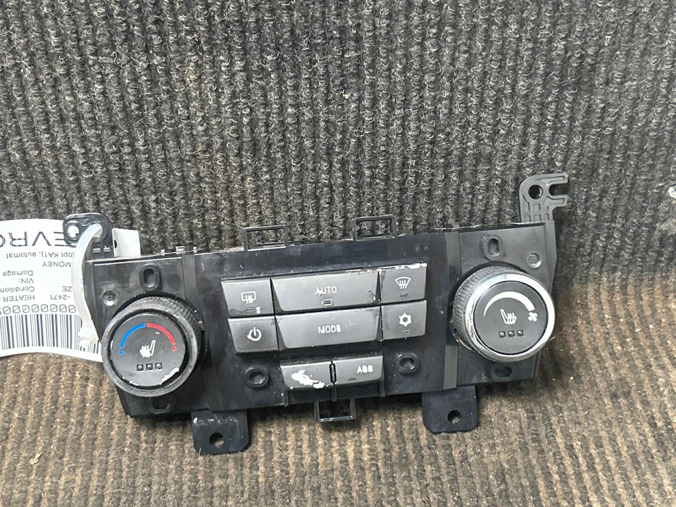 Fits 2011-2015 Chevrolet Cruz, Heater A/C Control, OEM:95146203 - Imagem 1 de 4