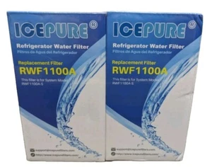 IcePure RWF1100A Refrigerator Water Filter - 2 PACK - New In Box - Picture 1 of 4