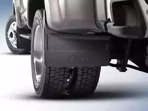 2023- 2025 Ford Super Duty F 350 F450 Dually Rear Molded Splash Guards Mud Flaps - Picture 1 of 2
