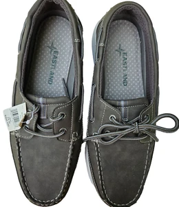 Eastland Mens 10 M Benton Slip On Deck Boat Moc Shoes Grey * Read* NWT* (Gr) - Picture 1 of 7