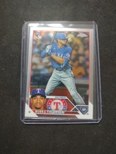 2023 Topps Chrome Bubba Thompson (RC) Texas Rangers #58. Rookie Card