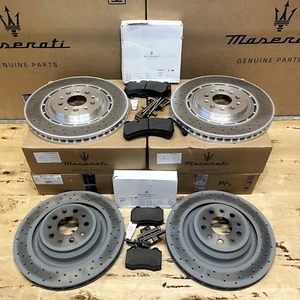 Original Maserati Ghibli Front (2014-Present) Complete Brake SET - Picture 1 of 14